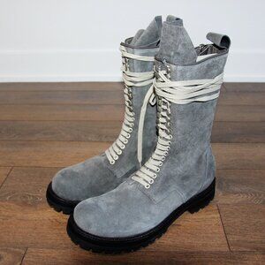 BNWT AW21 RICK OWENS "GETHSEMANE" ARMY BOOTS 45